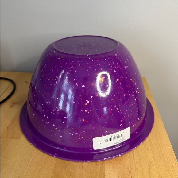 Zak ! Designs bowl purple confetti Large Size 12.5” - Picture 12 of 16